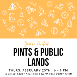 February 2021 pints and public lands ad