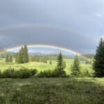 A double rainbow near the Castle Rec Wilderness Add