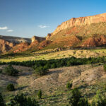 A view into remote canyons