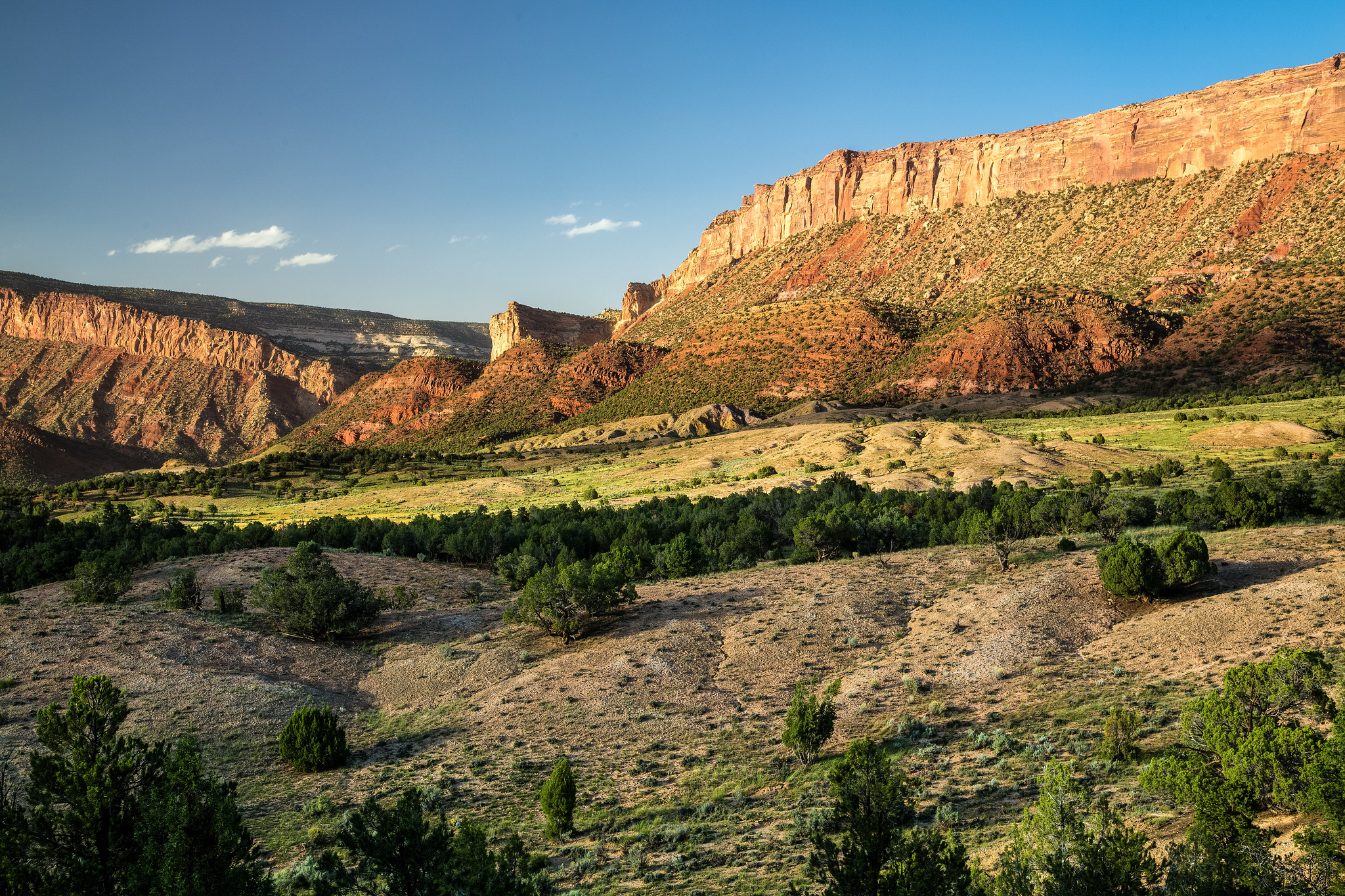 A view into remote canyons